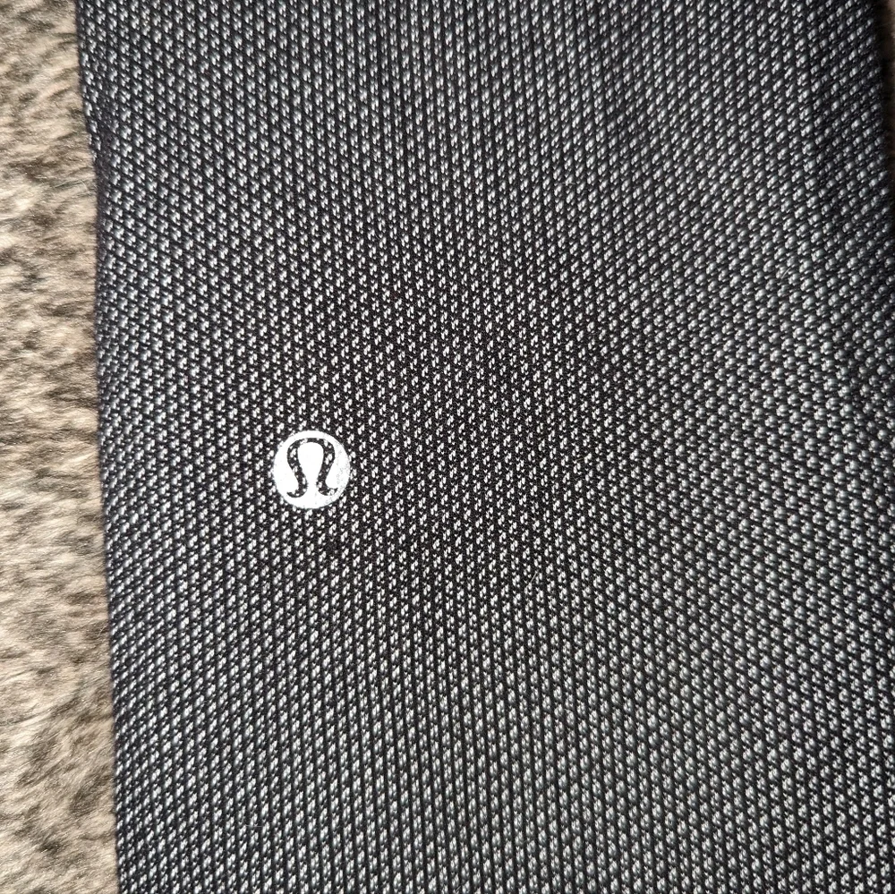 Lululemon Skinny Will Pant Cross Stitch Black White Women's 4